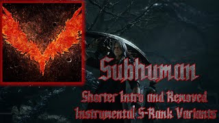 Devil May Cry 5  Subhuman Shorter Intro and Removed Instrumental SRanks Mod Showcase [upl. by Fiske]