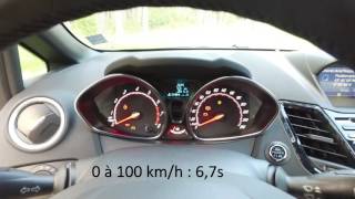 New Ford Fiesta ST200 acceleration  0180 kmh [upl. by Halle]