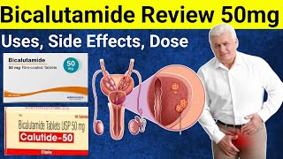 Bicalutamide 50 mg prostate cancer in hindi  Bicalutamide tablets 50 mg  Uses Side Effects Dose [upl. by Maurili488]