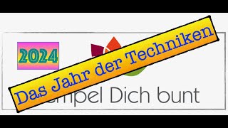 2024 Jahr der Techniken  Juni  NegativTechnik  Stampin Up [upl. by Norym]