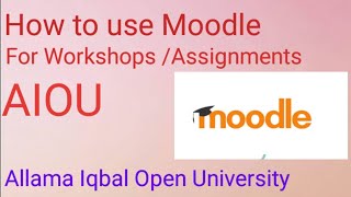 How to use Moodle for LMS Allama Iqbal Open University aiou  moodle  microsoft viral MA new [upl. by Hluchy]