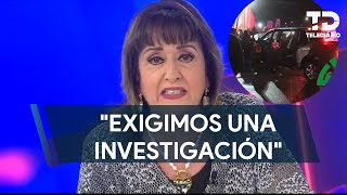 María Julia Lafuente exige justicia tras atropellamiento de aficionados Rayados [upl. by Hait]