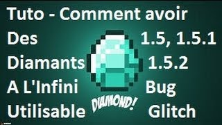 Comment Avoir du Diamant a linfini  Minecraft 162152 Solo et Multijoueurs [upl. by Nairim618]