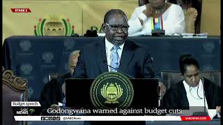 Budget Speech 2024  Finance Minister Enoch Godongwana warns of budget cuts [upl. by Kcirred688]