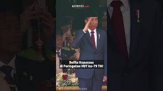 Defile Kopassus di Perayaan HUT ke79 TNI [upl. by Mellitz]