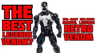 2024 Hasbro Marvel Legends WalMart Exclusive Retro Venom Figure LOTS OF POSING  COMPARISON WHOA [upl. by Hareemas494]