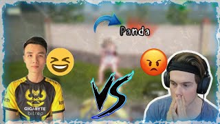 TACAZ VS PANDA PUBG  1vs1 TDM FIGHT WITH DUPLICATE TACAZ IN PANDA  PUBG MOBILE [upl. by Moht]