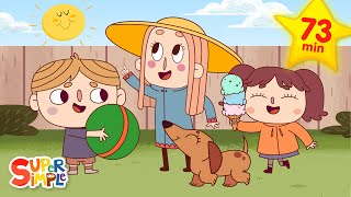 Super Simple Summertime Songs  Kids Songs  Super Simple Songs [upl. by Oznarol425]