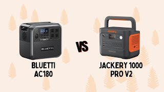 Bluetti AC180 vs Jackery 1000 Pro How Do They Compare [upl. by Haidabez]