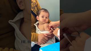 Cutebaby 👯 Baby injection push vedio 😱 baby cute injection shots crying [upl. by Latt]