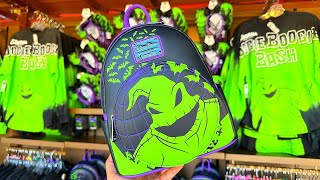 2024 4K NEW Hoodies Bag Pins  Oogie Boogie Bash Merch Walkthrough  Disney California Adventure [upl. by Pirali]