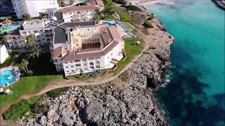 CALAN BOSCH COASTLINE MENORCA AREAL FOOTAGE [upl. by Afinom726]