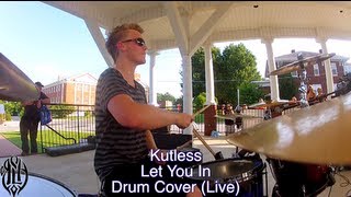 Kutless  Let You In  Drum Cover Live  Brooks [upl. by Nylyahs]