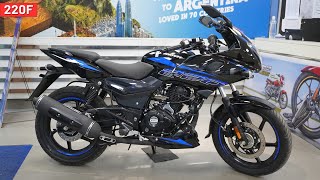 Bajaj Pulsar 220F New Model 2024 Detailed Review  6 New Updates  On Road Price amp Colors [upl. by Euqinom]