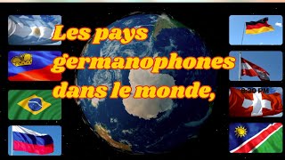 Les pays germanophones dans le monde [upl. by Barrett101]