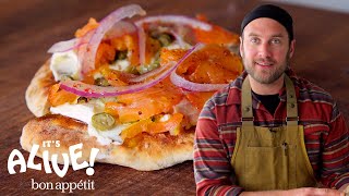 Brad Makes Gravlax Cured Salmon  Its Alive  Bon Appétit [upl. by Adnirb]