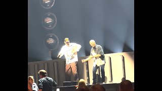 Ryan amp Gary Trainor dancing Meghan Trainor  The Timeless Tour  Hard Rock Live  9124 [upl. by Yand]