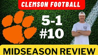 CLEMSON FOOTBALL MIDSEASON REVIEW THE GOOD THE BAD AND THE UNANSWERED [upl. by Bibbie]