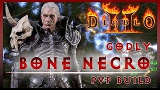 The Bonemancer  Diablo 2 PvP Build Guide  Bone Necro [upl. by Ynabla]