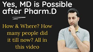 Yes MD is possible after PharmD but how amp where cost [upl. by Madoc]