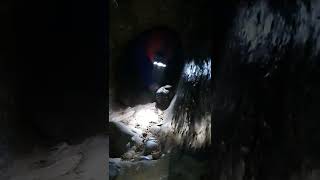 The Drainpipe  Goat church cavern  Caving  Mendips [upl. by Anawik826]