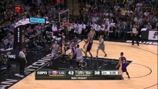 Matt Bonner Highlights Lakers vs Spurs 12122014  5 Points 2 Assists [upl. by Ahk584]