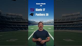 New York Giants at Carolina Panthers in Week 10 [upl. by Henning]