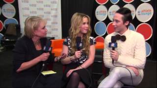 Johnny Weir amp Tara Lipinski Discuss Ladies Olympic Hopefuls [upl. by Aritak356]