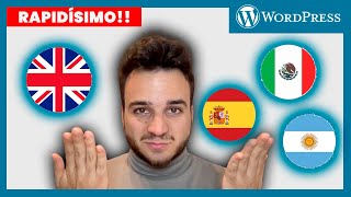 Cambiar idioma del Administrador de WordPress a cualquiera  Ej de Inglés a Español  MUY FÁCIL [upl. by Zosi]