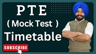 PTE mock test timetable mock test vs real exam how to get 90 scores in 2024  Gurwinder sir [upl. by Wehner719]