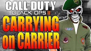 Black Ops 2 Gold Camo MSMC Gameplay on Carrier Call of Duty Multiplayer COD BO2 [upl. by Analiese]