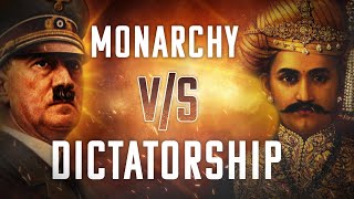 Dictatorship VS Monarchy  Difference Between Dictator amp Monarch  PuStack [upl. by Nhar]