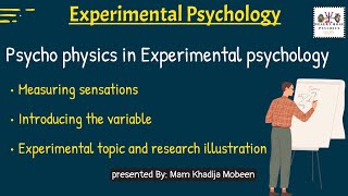 Psychophysics in experimental psychology  What is Psychophysics in psychology  Urdu amp Hindi [upl. by Miah]