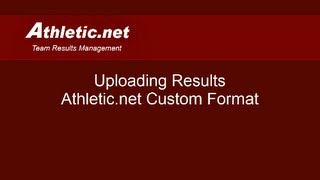 Athleticnet Custom Format Tips  Uploading XC Results [upl. by Emily]