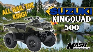 2023 Suzuki KingQuad 500 Review [upl. by Eeresid]