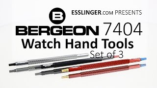 7404 Bergeon Watch Hand Tool [upl. by Eirelav]