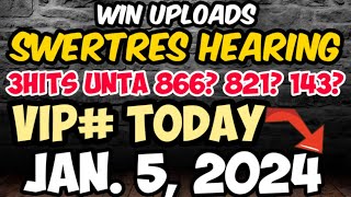 Swertres Hearing Today VIP January 5 2024  WIN UPLOADS [upl. by Aihsekat]