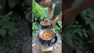 Outdoor Cooking In Jamaica shortsfeed outdoorcooking outdoors [upl. by Tedi]