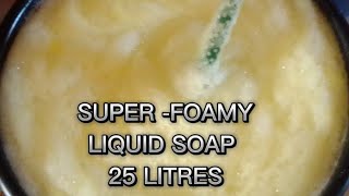 How To Make 25 Litres Of Liquid Soap From Start To Finish diy soap laundry washing cleaning [upl. by Oiralih]