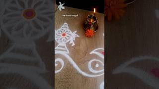 Shanku chakra namam rangoli  Tulasi kota muggulushorts viral youtubeshorts rangoli [upl. by Aidas]