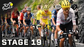 Highlights 2024 Tour de France Stage 19 finish  Cycling on NBC Sports [upl. by Hole531]