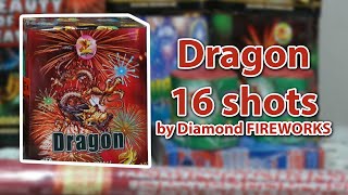 Dragon 16 Shots by Diamond Fireworks  Bocaue Bulacan Fireworks [upl. by Duke975]