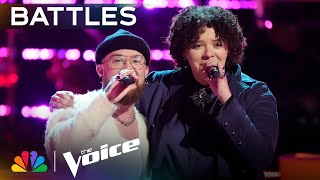 Shye and Jamison Pucketts Cover of quotLove Yourselfquot Blows the Coaches Away  The Voice Battles  NBC [upl. by Dudley232]