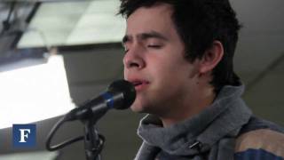 David Archuleta Performs quotHave Yourself A Merry Little Christmasquot for Forbes [upl. by Joacimah]