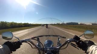 2014 HarleyDavidson demo rides Moose Jaw Saskatchewan [upl. by Chladek875]