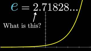 Whats so special about Eulers number e  Chapter 5 Essence of calculus [upl. by Cob]