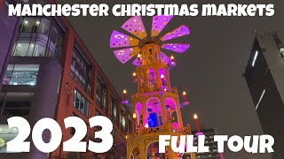 Manchester Christmas Markets 2023 How good are they [upl. by Zuliram331]