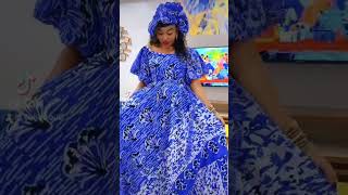 TRÈS BELLE TENUE AFRICAINE DE ROBE LONGUE 2024 WAXPAGNE AFRICAN CASUAL DRESS ANKARA GOWN 24 [upl. by Ayatnahs]