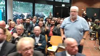 Antifas stören AfDBürgerdialog in Dortmund [upl. by Eilssel]