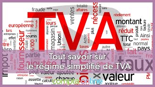 TVA et régime simplifié  quand verser des acomptes et comment sontils calculés [upl. by Drarej]